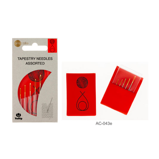 10x Agujas para Lana o Tapestry en Estuche <br> Delgadas