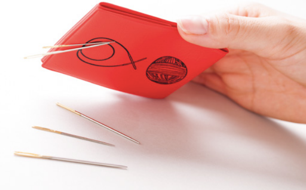 10x Agujas para Lana o Tapestry en Estuche <br> Delgadas
