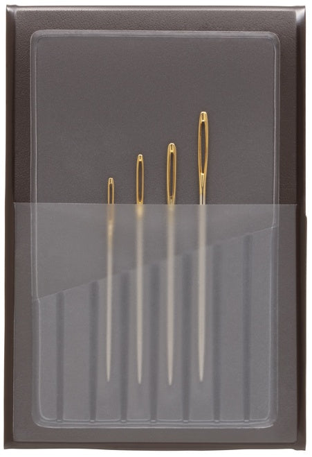 10x Set Agujas para Lana o Tapestry en Estuche <br> Punta Afilada