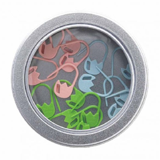 10x Set de Marcapuntos Tipo Candado Small <br> Tulipán 3 Colores