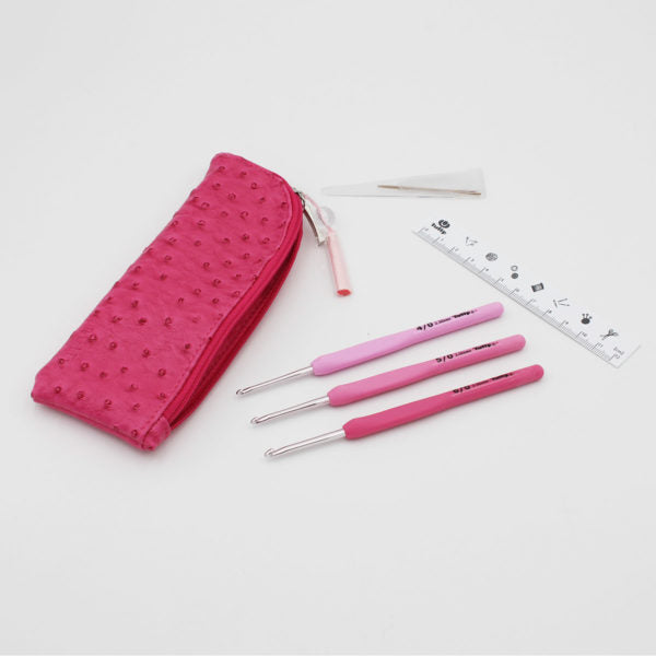 2x Set Crochets <br> Etimo Rose (3 Números: 2.50, 3.00, 3.50 mm)