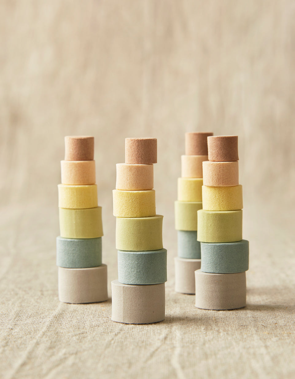 10x Set Topes para Palillos <br> Colores Tierra