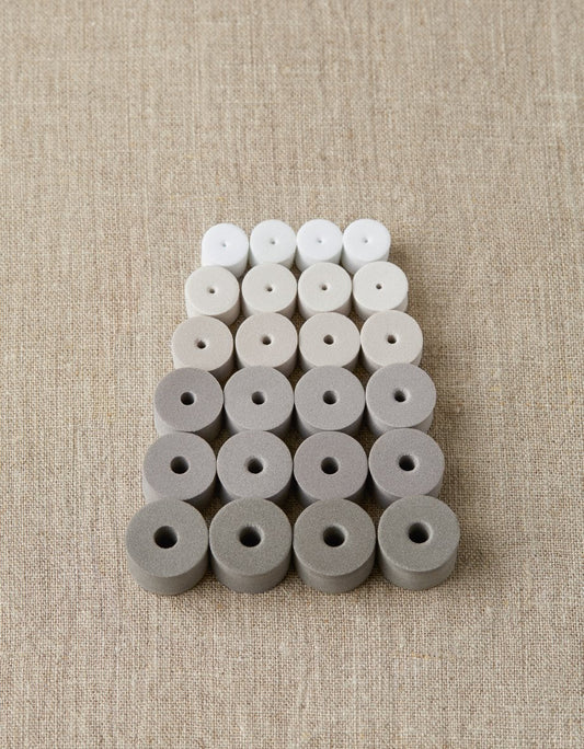 10x Set Topes para Palillos <br> Tonos Grises