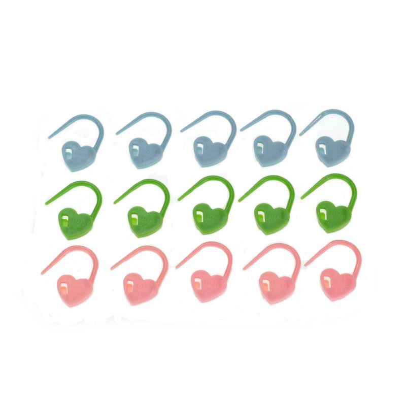 10x Marcapuntos Tipo Candado <br> Corazón